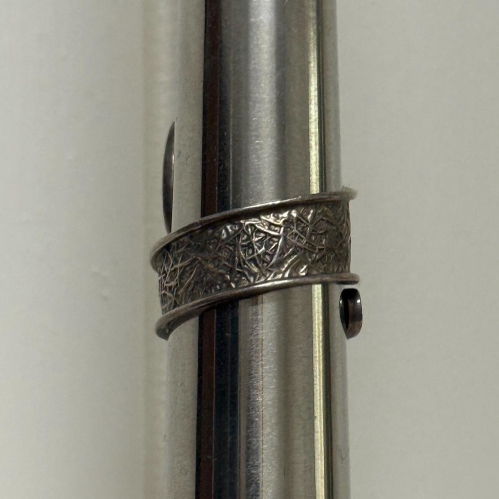 Sterling Silver Adjustable Larimar Ring - image 4